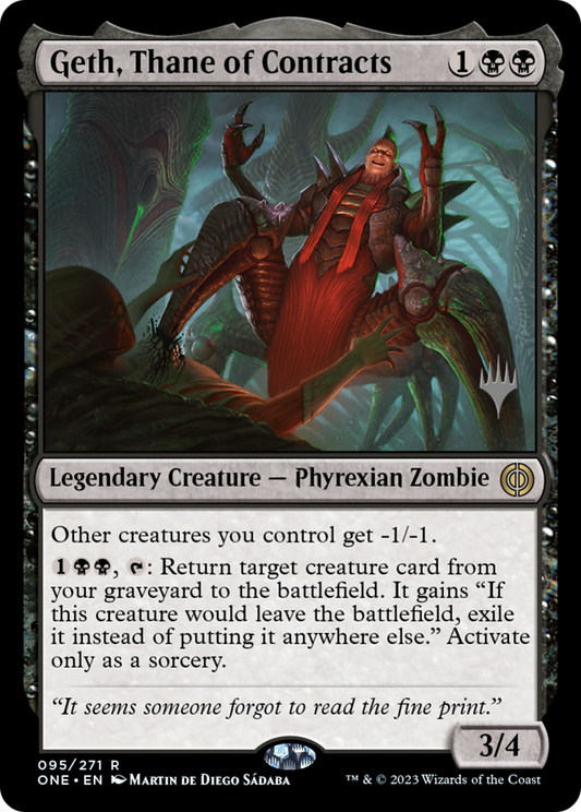 Geth, Thane of Contracts (PPONE-95P) (Foil)