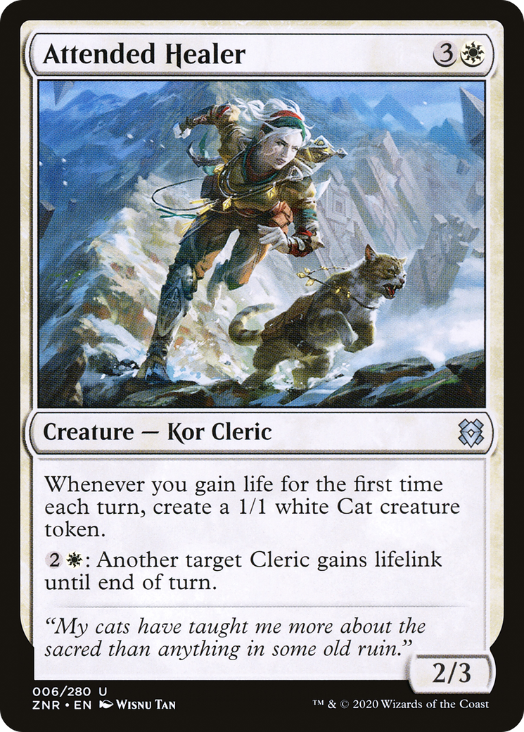 Attended Healer (ZNR-006) (Foil)