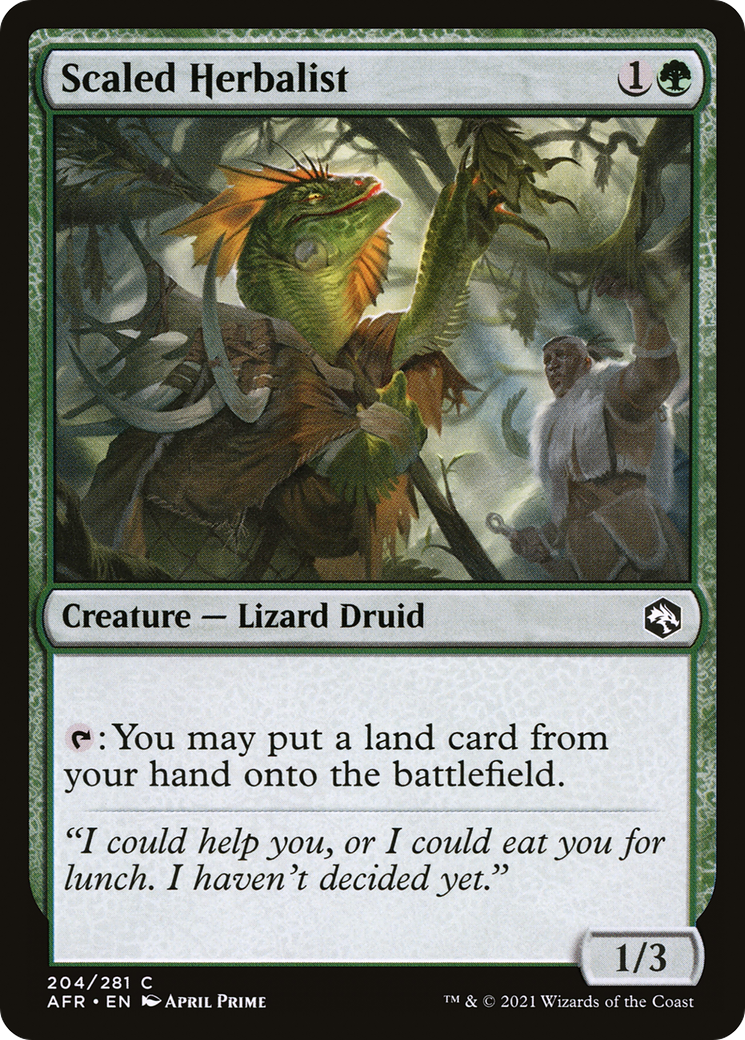 Scaled Herbalist (AFR-204) (Foil)