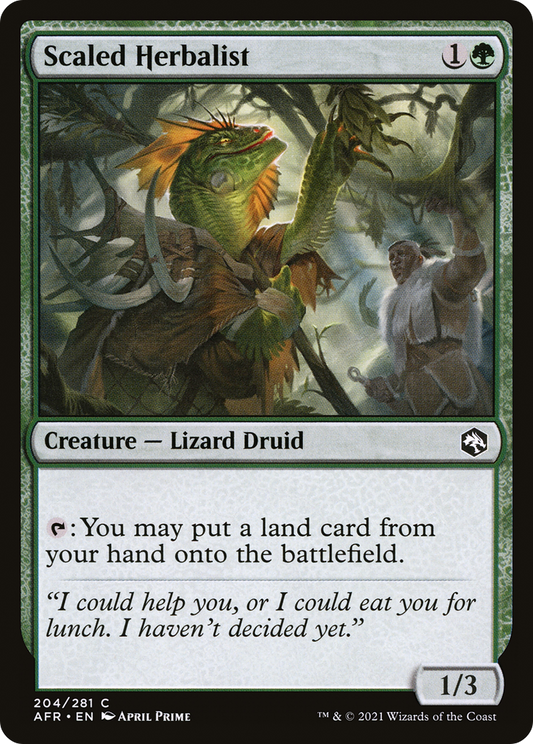 Scaled Herbalist (AFR-204) (Foil)