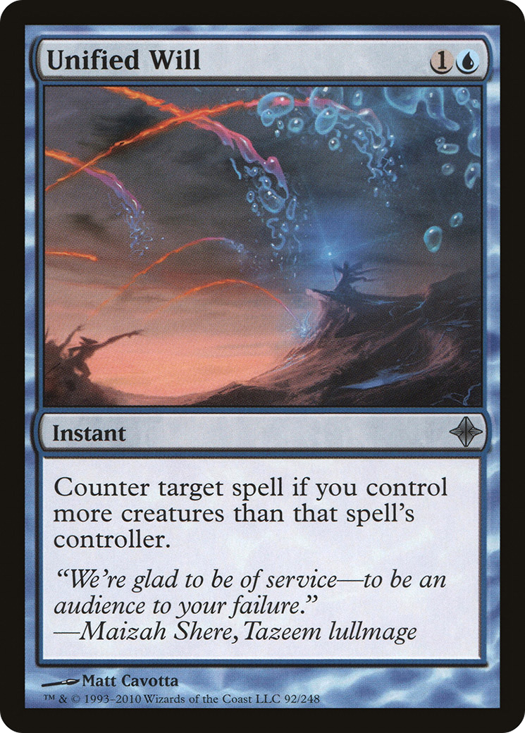 Unified Will (ROE-092) (Foil)