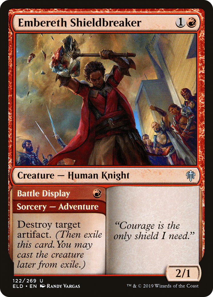 Embereth Shieldbreaker // Battle Display (ELD-122) (Foil)