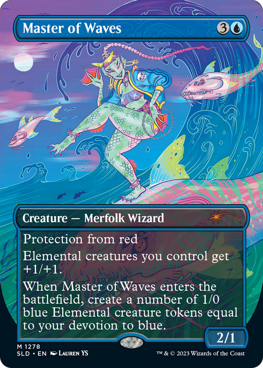 Master of Waves (SLD-1278) (Borderless) (Foil)