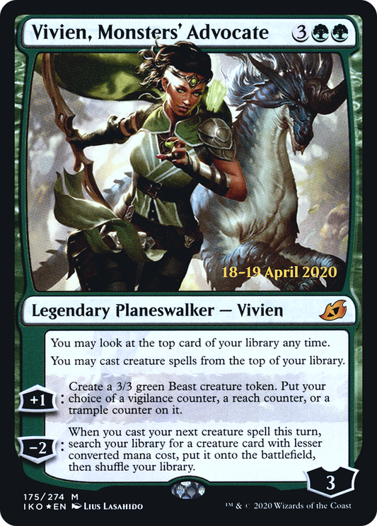 Vivien, Monsters' Advocate (PRE-175S) (Foil)