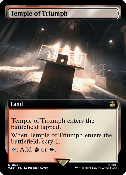 Temple of Triumph (WHO-530) (Extended Art) (Foil)
