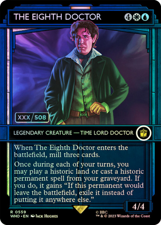 The Eighth Doctor (WHO-559Z) (Showcase) (Borderless) (Foil) (Serialized)