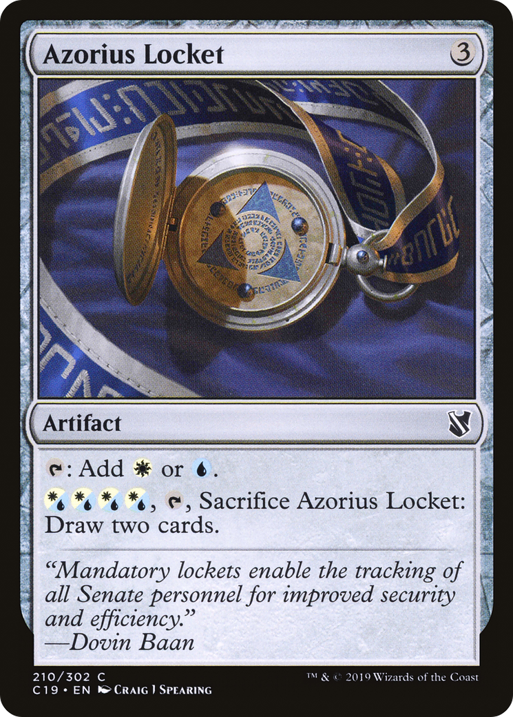 Azorius Locket (C19-210)