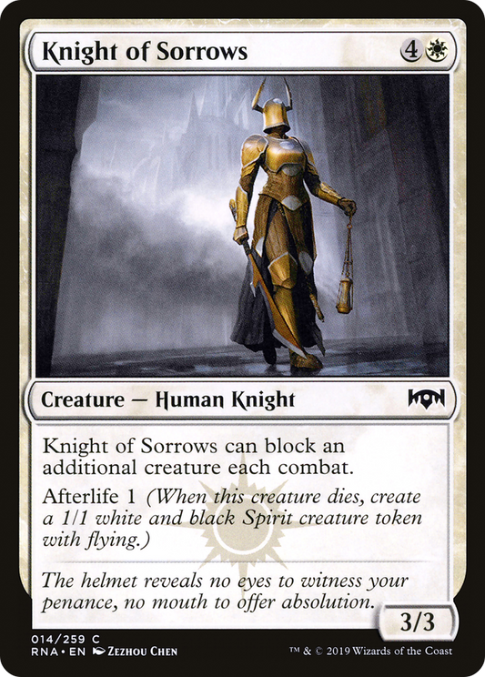 Knight of Sorrows (RNA-014) (Foil)