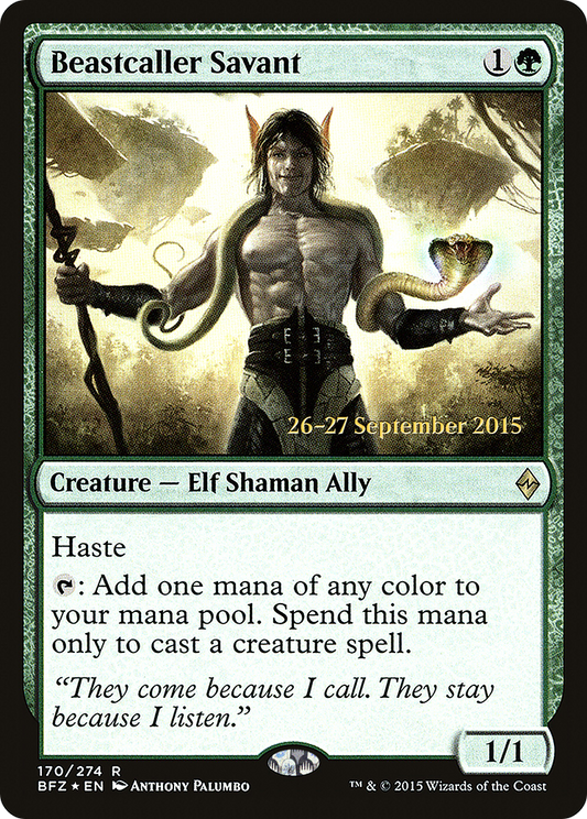 Beastcaller Savant (PRE-170S) (Foil)