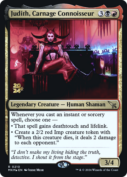 Judith, Carnage Connoisseur (PRE-210S) (Foil)