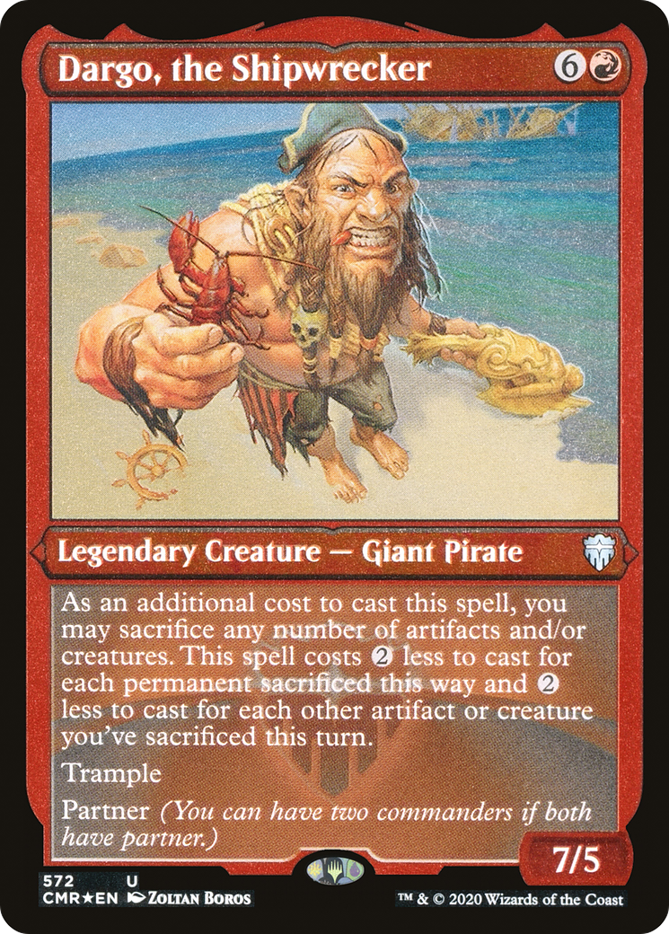 Dargo, the Shipwrecker (CMR-572) (Etched Foil)