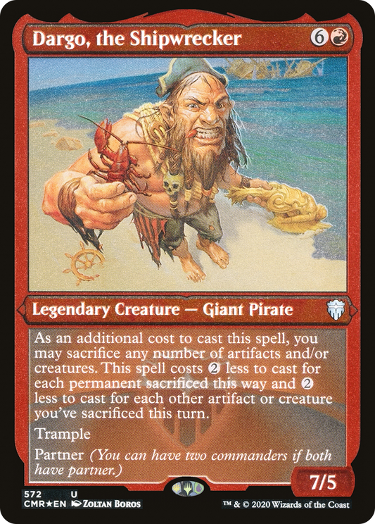 Dargo, the Shipwrecker (CMR-572) (Etched Foil)