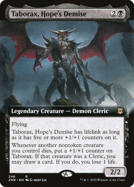 Taborax, Hope's Demise (ZNR-346) (Extended Art) (Foil)