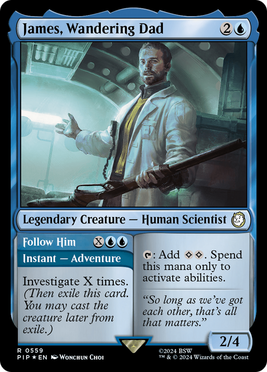 James, Wandering Dad // Follow Him (PIP-559) (Surge Foil)