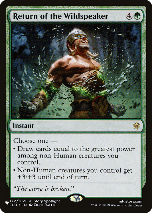 Return of the Wildspeaker (LIST-ELD-172)