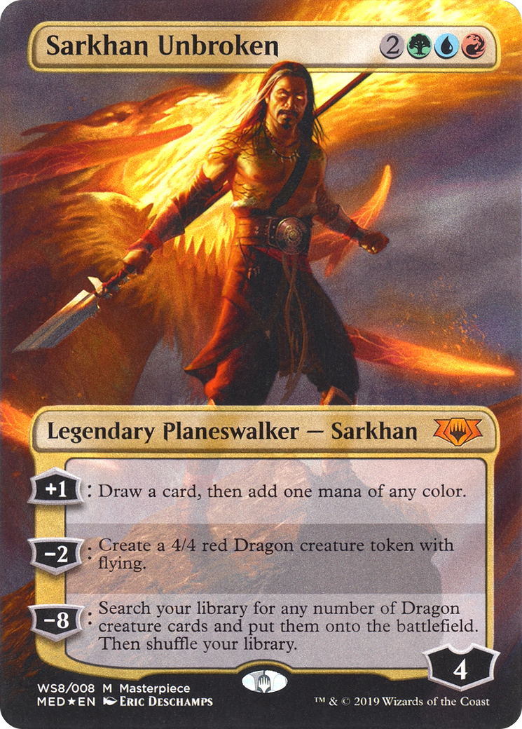 Sarkhan Unbroken (MED3-WS8) (Borderless) (Foil)