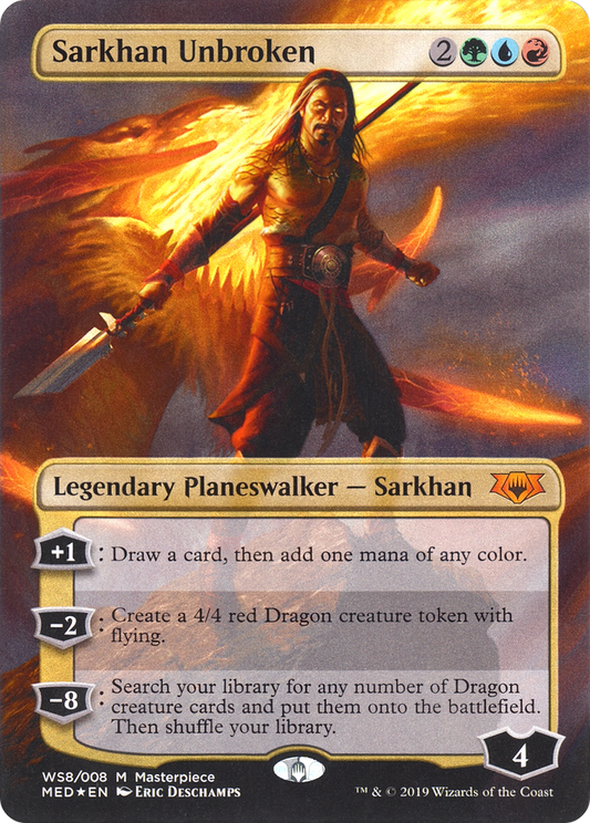 Sarkhan Unbroken (MED3-WS8) (Borderless) (Foil)