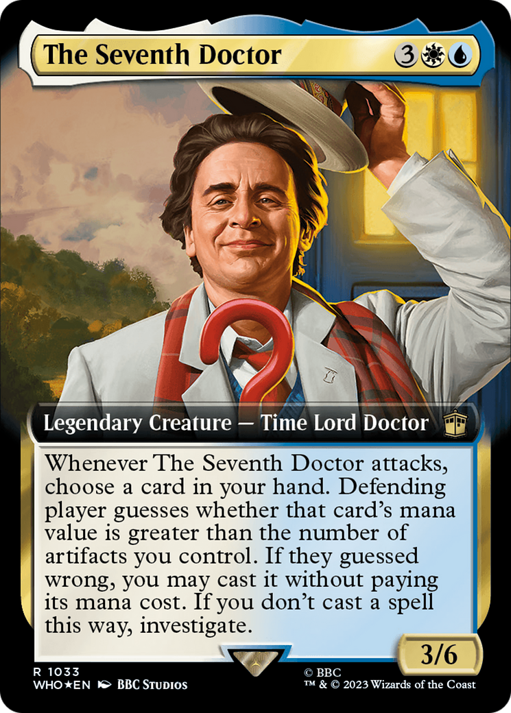 The Seventh Doctor (WHO-1033) (Extended Art) (Surge Foil)