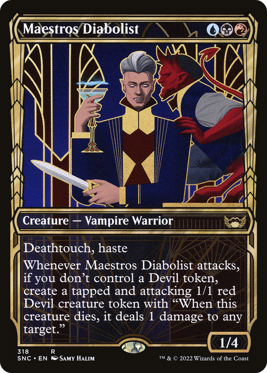 Maestros Diabolist (SNC-318) (Showcase) (Foil)