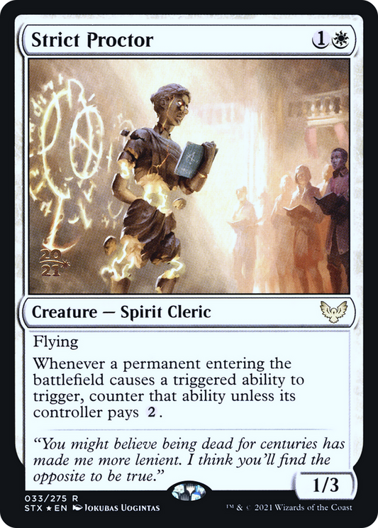 Strict Proctor (PRE-33S) (Foil)