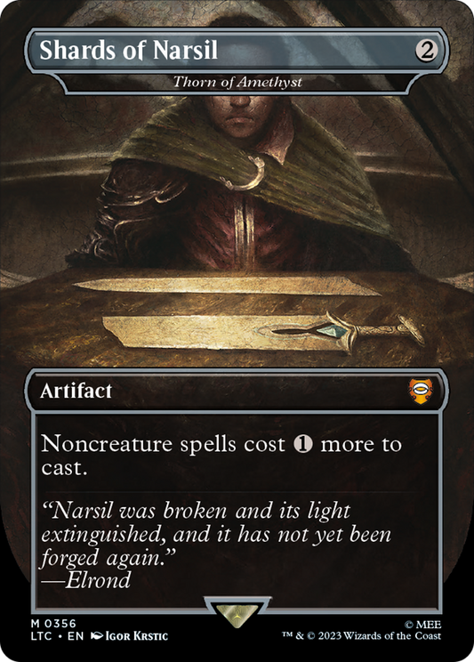 Shards of Narsil / Thorn of Amethyst (LTC-356) (Borderless) (Foil)