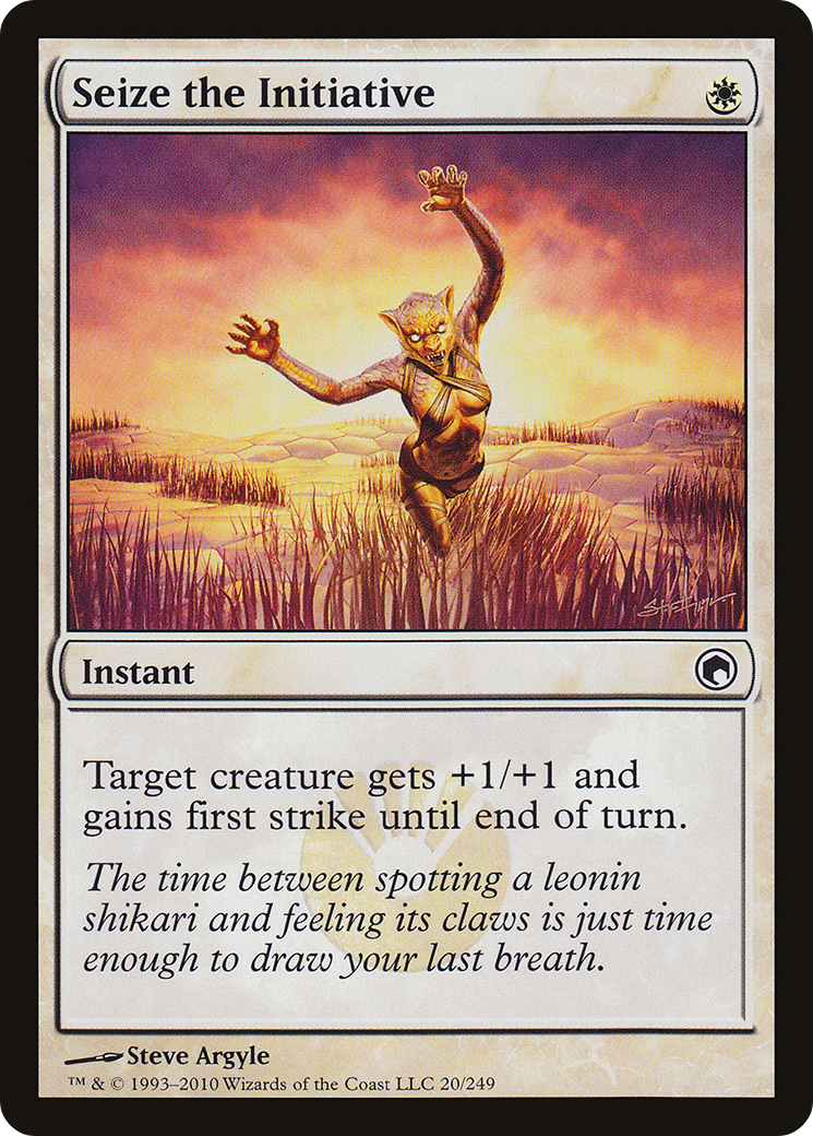Seize the Initiative (SOM-020) (Foil)