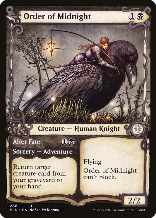 Order of Midnight // Alter Fate (ELD-288) (Showcase) (Foil)