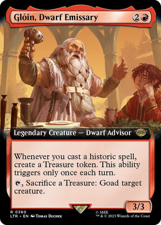 Glóin, Dwarf Emissary (LTR-360) (Extended Art)