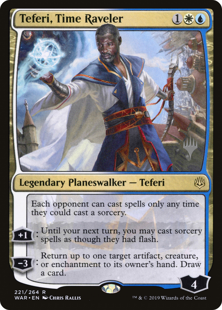 Teferi, Time Raveler (PPELD-221P) (Foil)