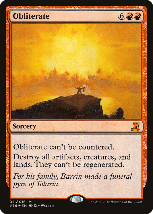 Obliterate (V16-011) (Foil)