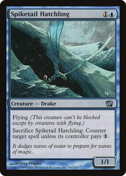 Spiketail Hatchling (8ED-102★) (Foil)