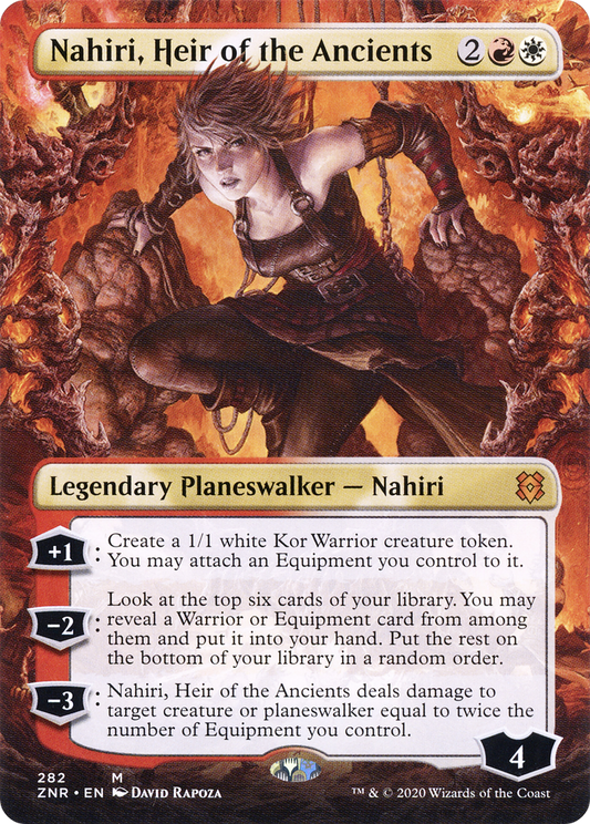 Nahiri, Heir of the Ancients (ZNR-282) (Borderless)
