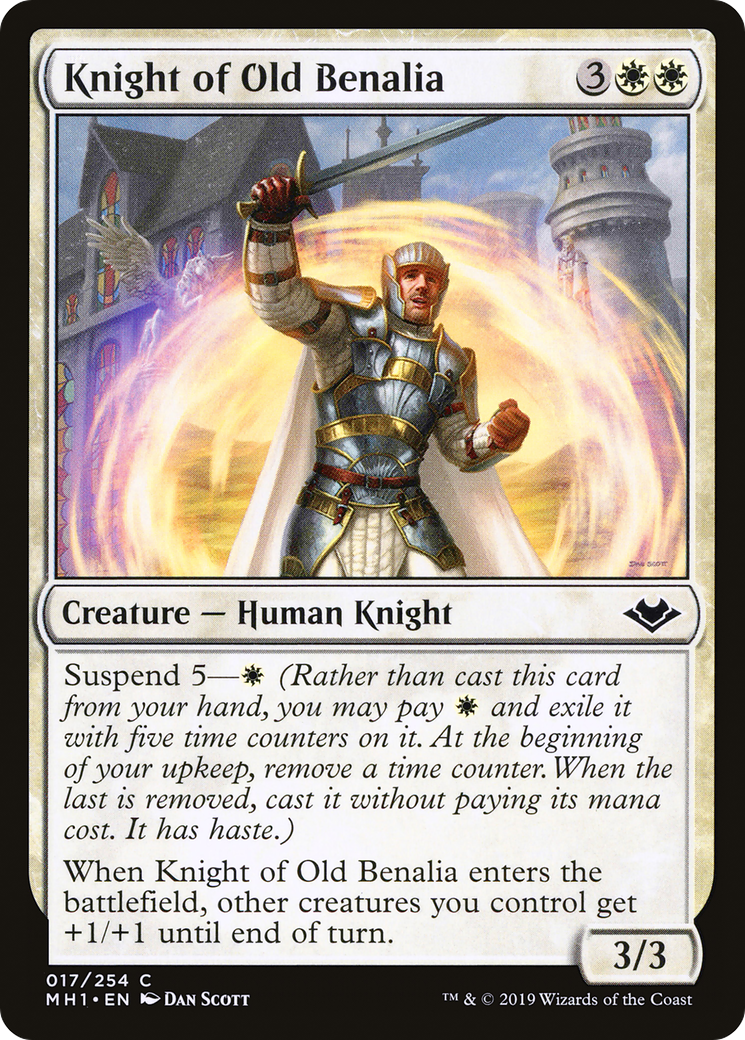 Knight of Old Benalia (MH1-017) (Foil)