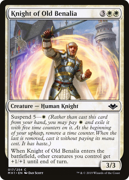 Knight of Old Benalia (MH1-017) (Foil)