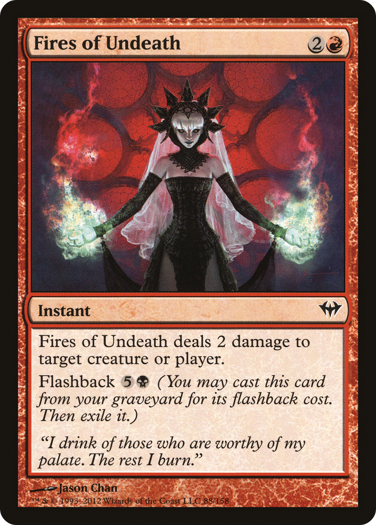 Fires of Undeath (DKA-088) (Foil)