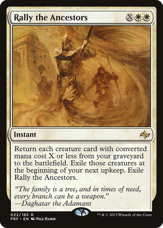 Rally the Ancestors (FRF-022) (Foil)