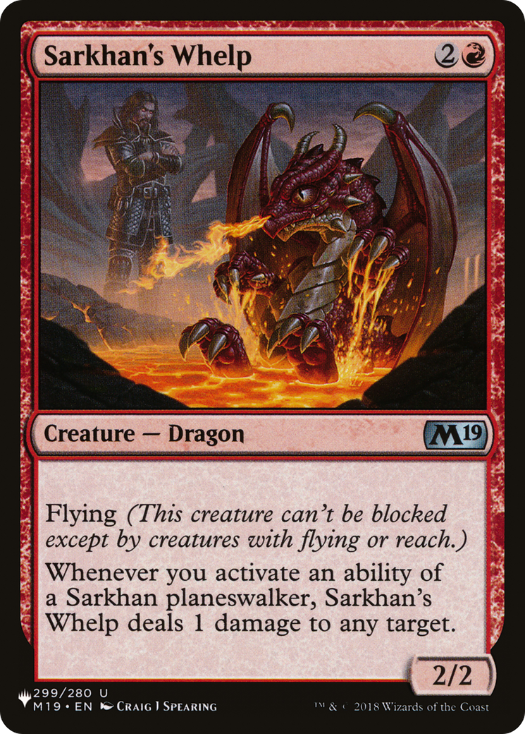 Sarkhan's Whelp (LIST-M19-299)