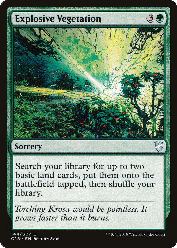 Explosive Vegetation (C18-144)