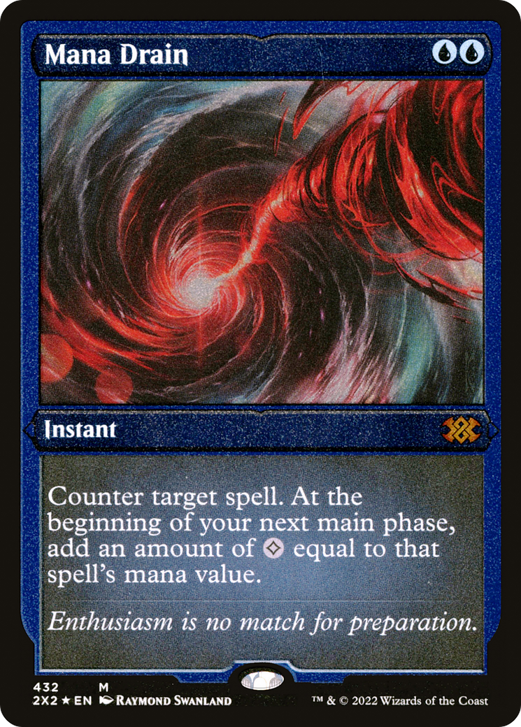 Mana Drain (2X2-432) (Etched Foil)