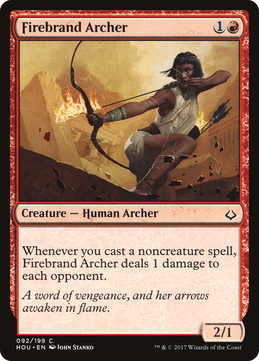 Firebrand Archer (HOU-092) (Foil)