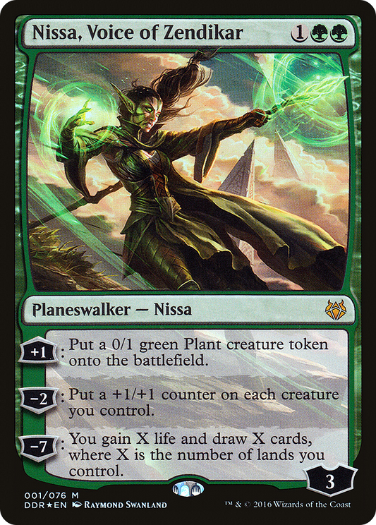 Nissa, Voice of Zendikar (DDR-001) (Foil)