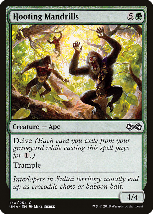 Hooting Mandrills (UMA-170) (Foil)