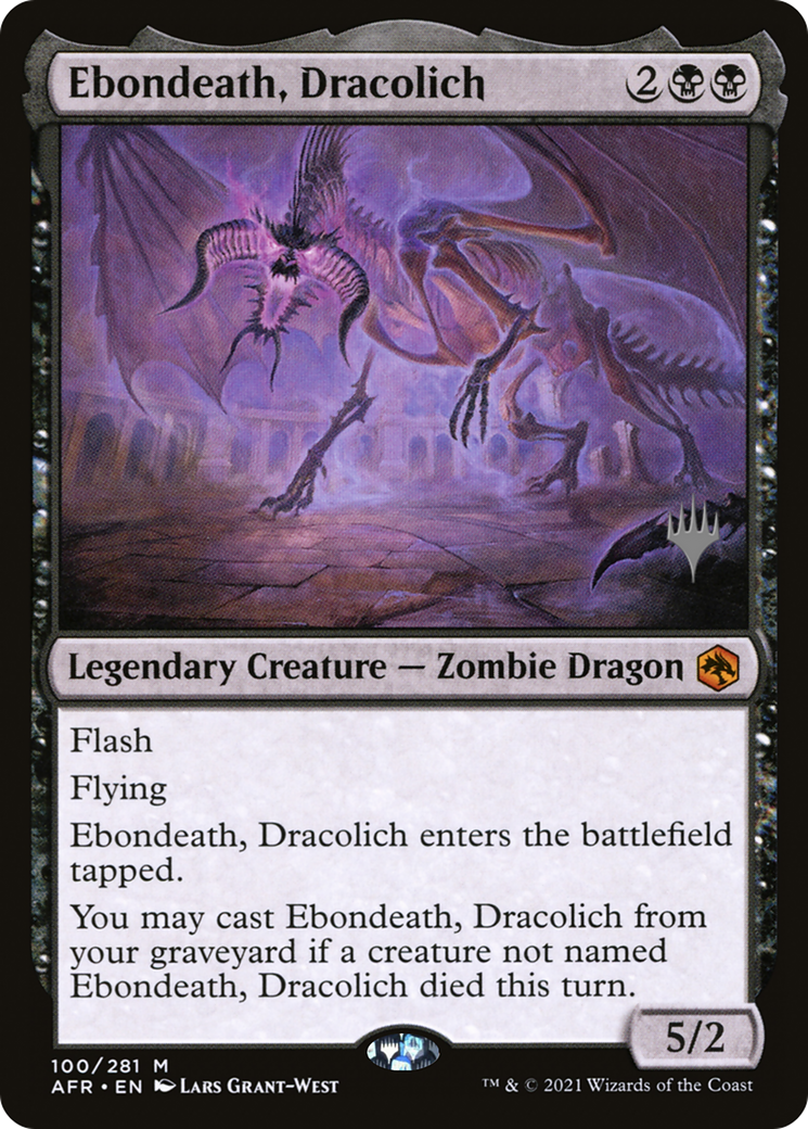 Ebondeath, Dracolich (PPAFR-100P) (Foil)