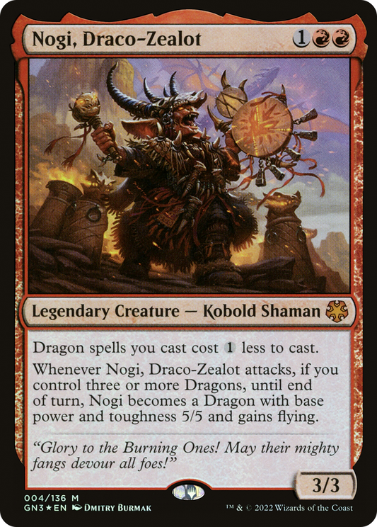 Nogi, Draco-Zealot (GN3-004) (Foil)