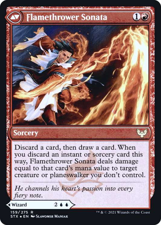 Torrent Sculptor // Flamethrower Sonata (PRE-159S) (Foil)