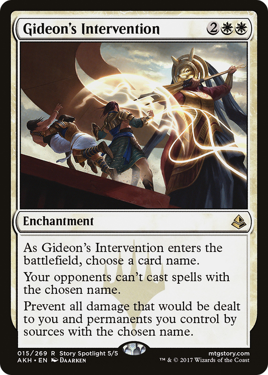 Gideon's Intervention (AKH-015) (Foil)