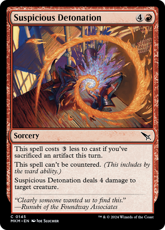Suspicious Detonation (MKM-145) (Foil)