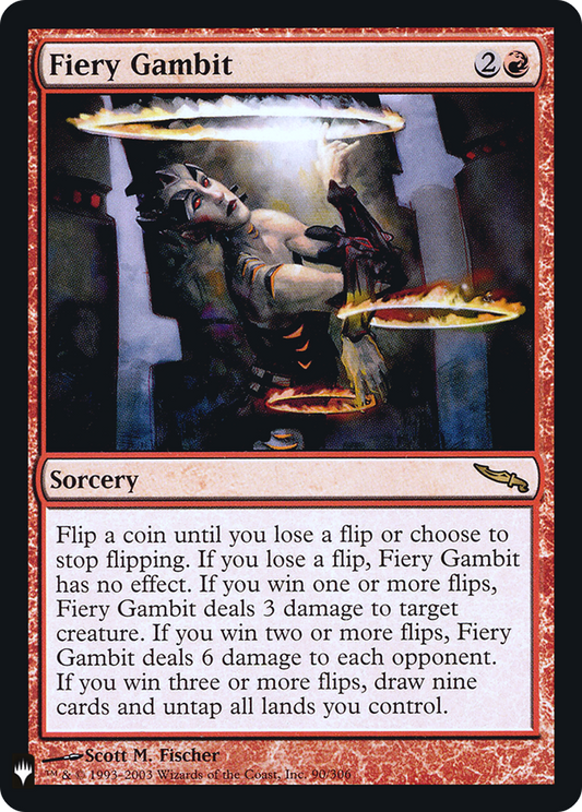 Fiery Gambit (PLST-MRD-90) (Foil)