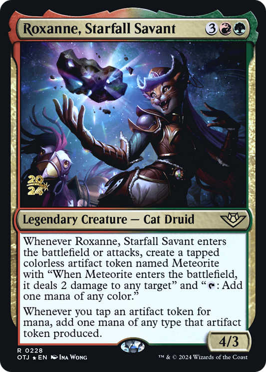 Roxanne, Starfall Savant (PRE-228S) (Foil)