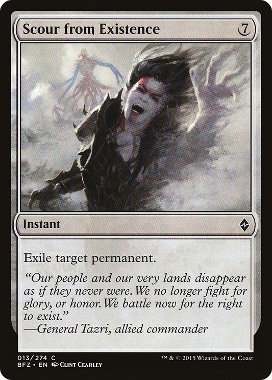 Scour from Existence (BFZ-013) (Foil)